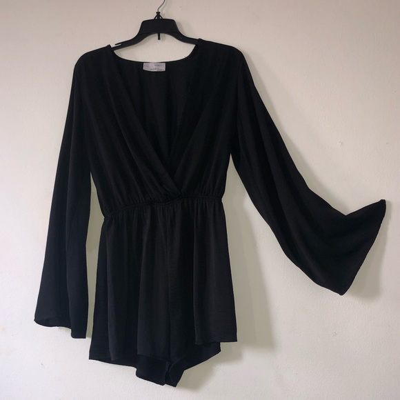 Audrey 3+1 Other - Black Romper